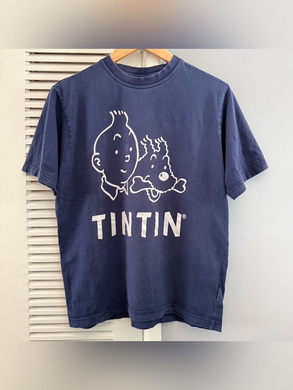 Vintage Tin Tin Snowy Adventures of Tin Tin Herge/Moulinsart T-shirt Sz Small